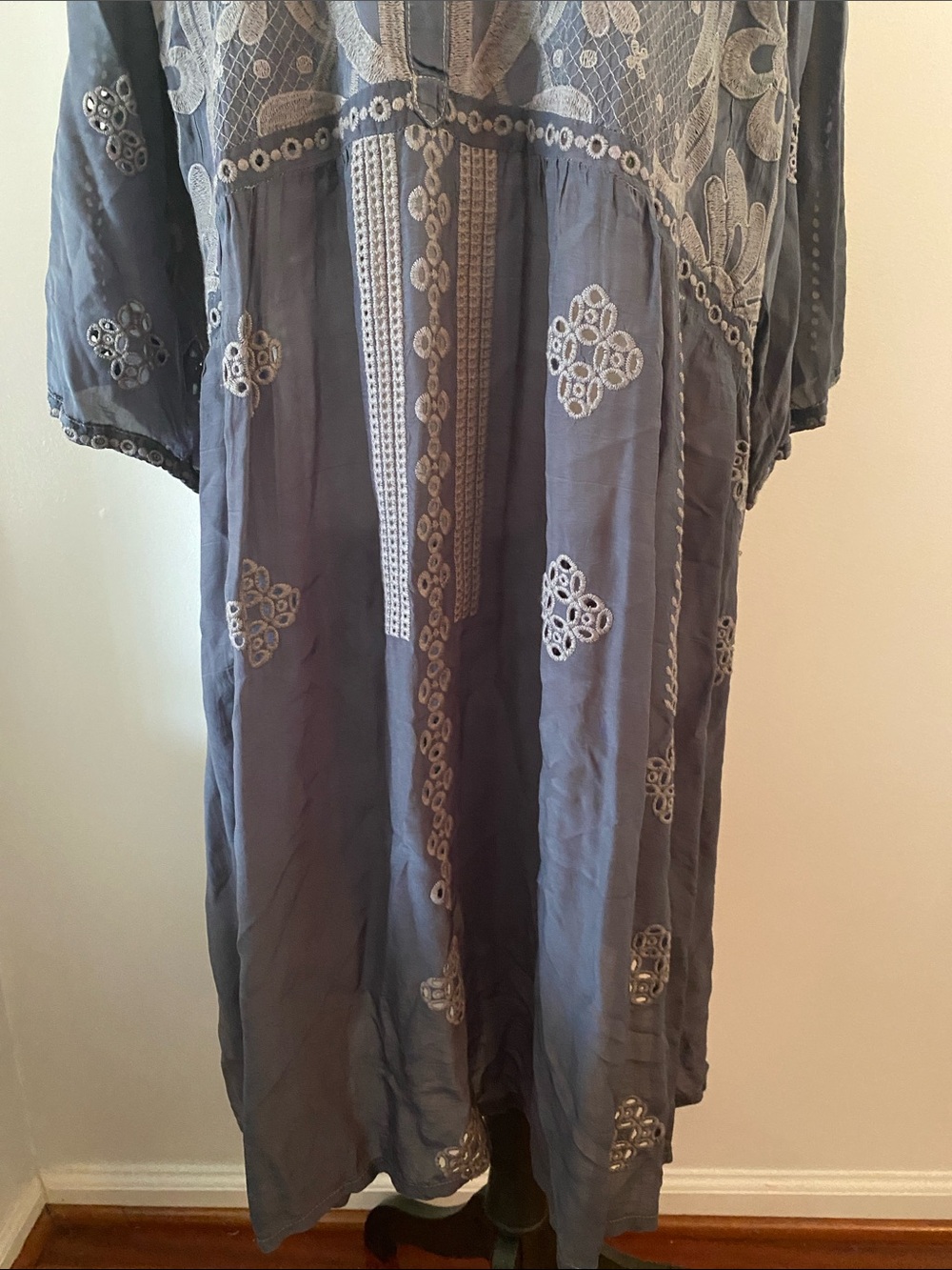 Johnny Was XL semi-sheer dress/tunic - Picture 3 of 9